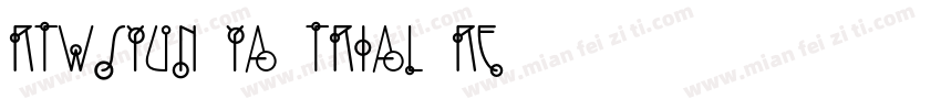 RTWSyun Ya Trial Re字体转换